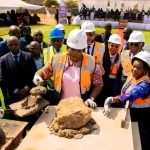 Lualaba/Kolwezi : Claudine Ndusi lance les travaux de construction de bâtiment de l’INPP à Kolwezi