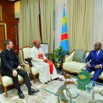 Tshisekedi reçoit en audience l’archevêque de Kinshasa :  » Le souci du Président est le bien être du peuple » a déclaré le Cardinal Fridolin Ambongo